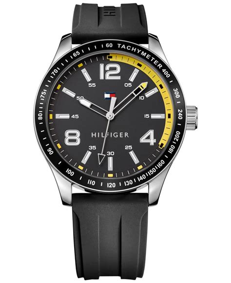 tommy hilfiger watch rubber strap.